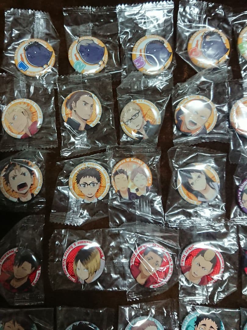ハイキュー!! 一番おみくじ 缶バッジ 38種 40個セット 月島蛍 他