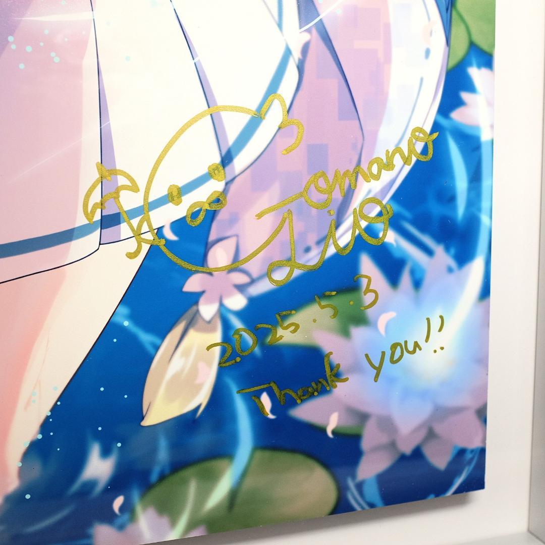 【一点物】 胡麻乃りお X-ART A2＋ ジークレー 直筆サイン入り　複製原画