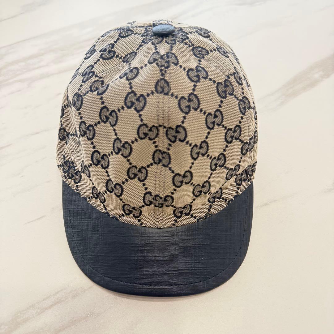 GUCCI グッチ GGキャンバス キャップ S52cm