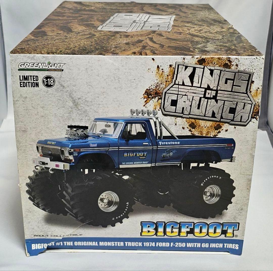 ビッグフット グリーンライト キングオブクランチ 1/18 ミニカー