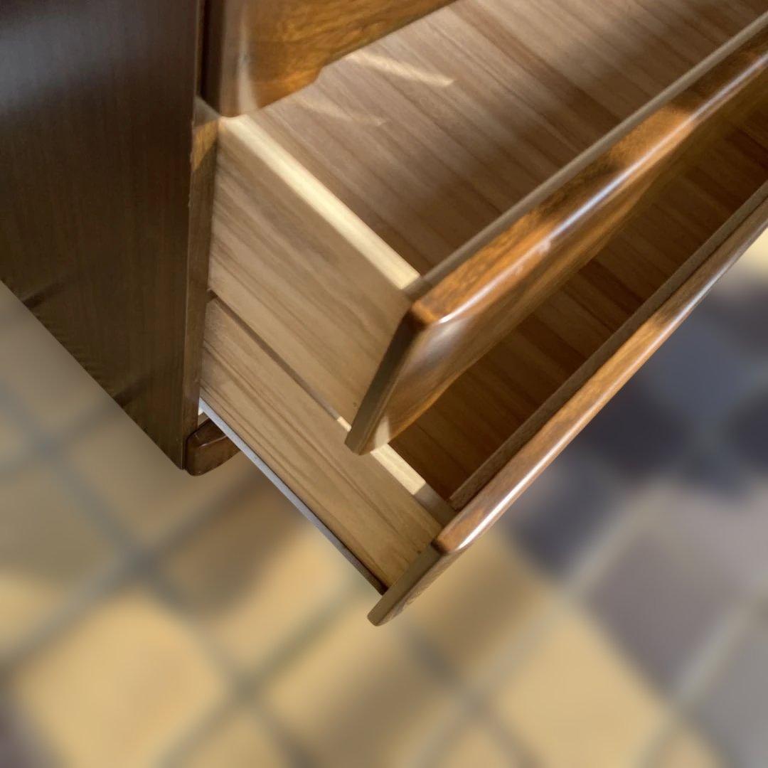 木製ブラウンチェスト 8引き出し　7段　S K