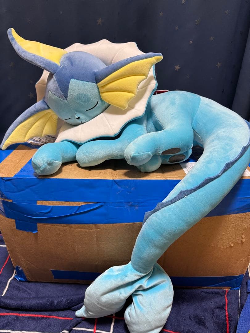 ポケモン　すやすやシャワーズ アメリカebgames ぬいぐるみ