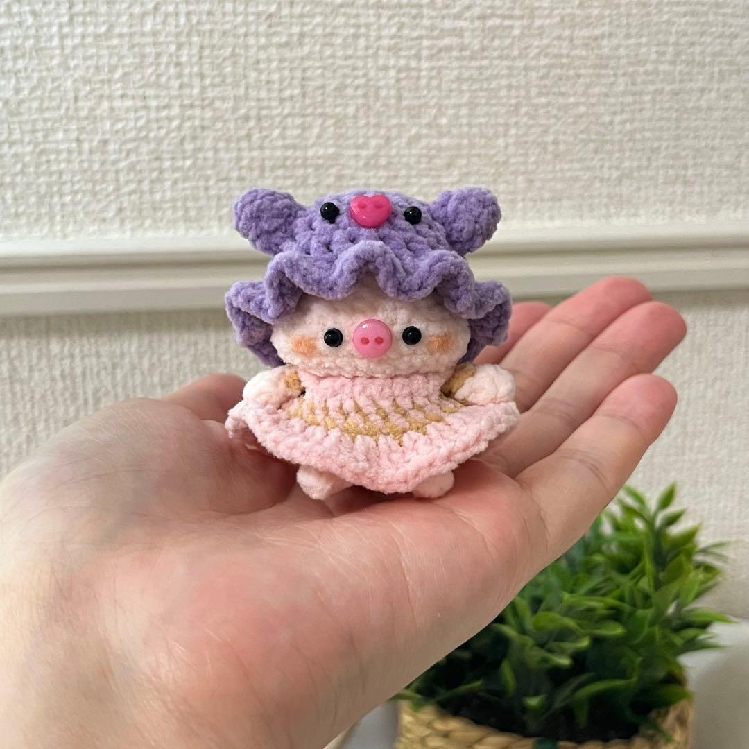 Eアカウント あみぐるみ　ぬいぐるみ　編み物　 　あひる