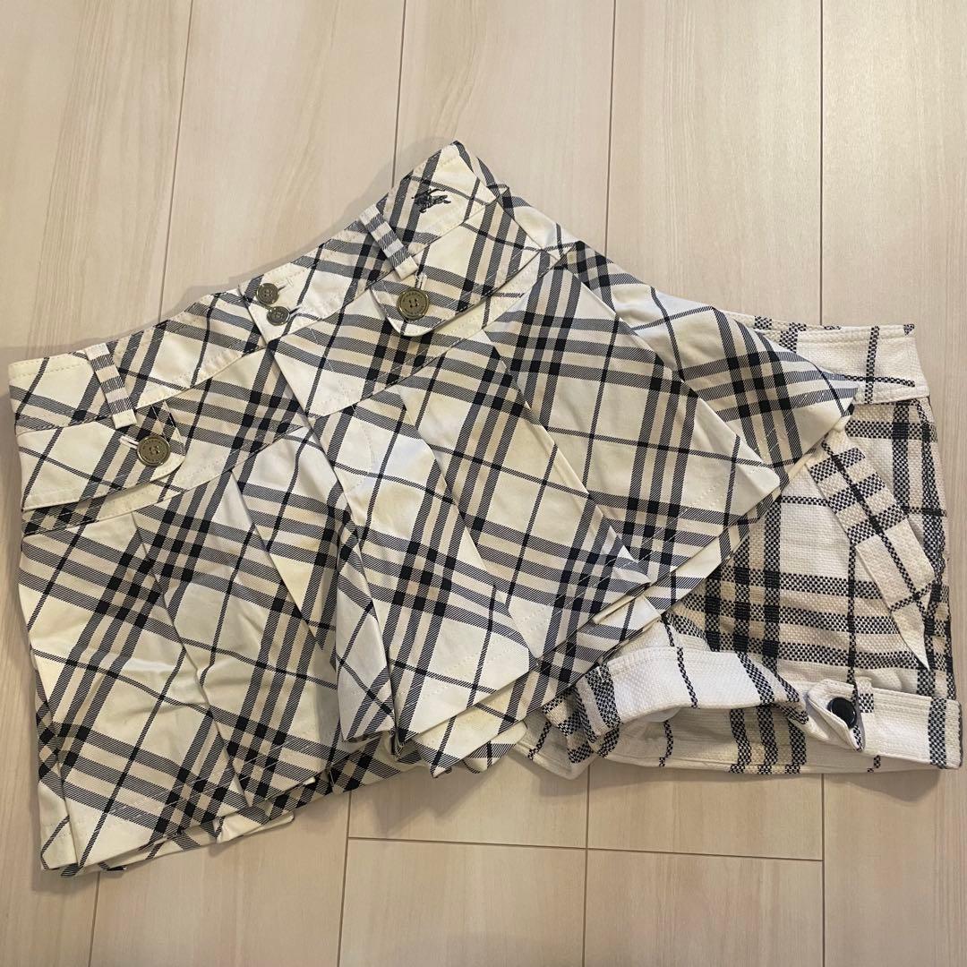 バーバリーブルーレーベル キュロットスカート ショートパンツ サイズS