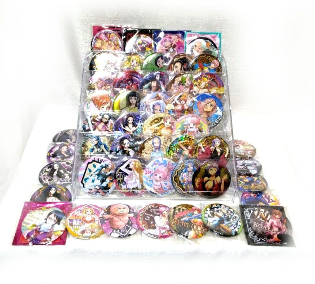 ワンピース 女の子キャラ 缶バッジ まとめ売り 48点セット