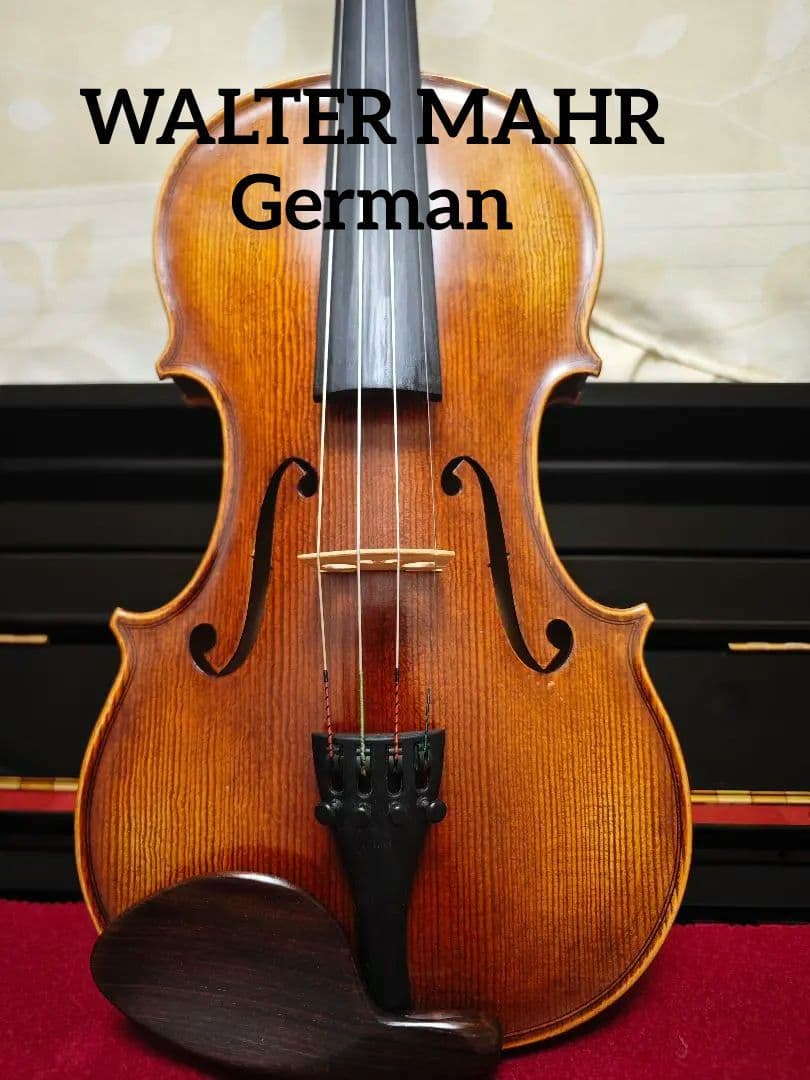 【WALTER MAHR】4/4 一枚板バイオリン　豊かな低音／良音個体