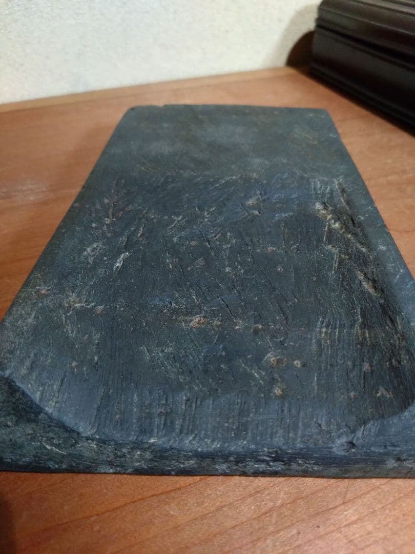 安徽省 歙県産 歙州 箕様硯 文房四宝 端渓水滴 墨床