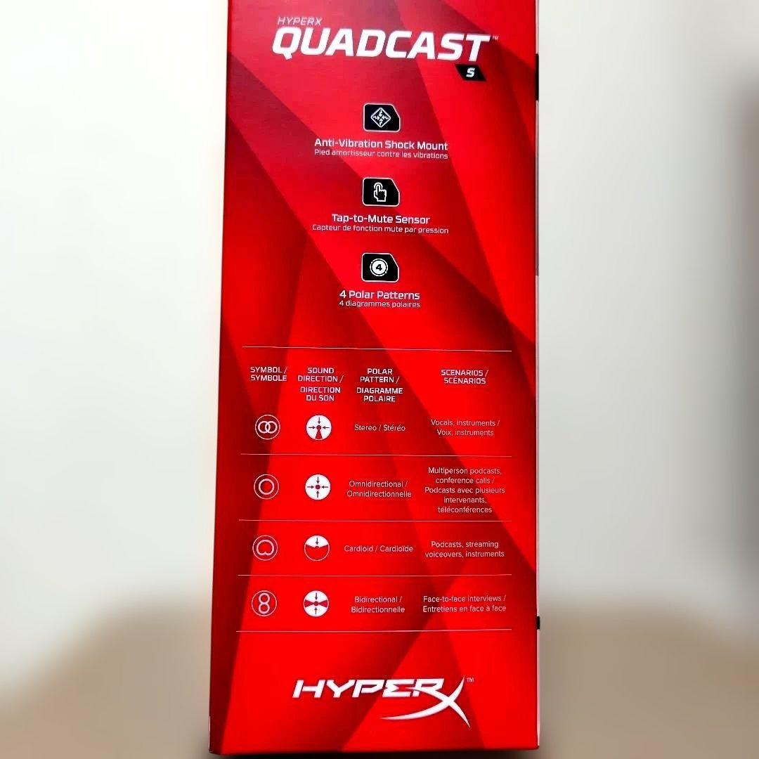 【使用期間短 】HyperX QuadCast S RGBマイク 動作確認済