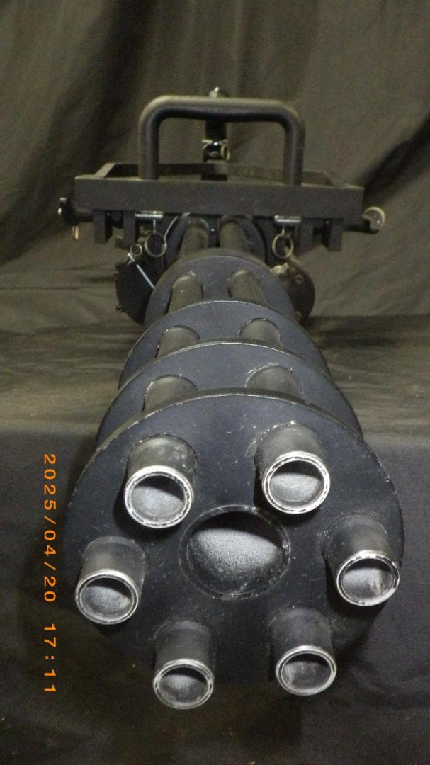 ミニガン 　トイテックディスプレイモデル　Ｍ134　　ブラック 多連装バレル