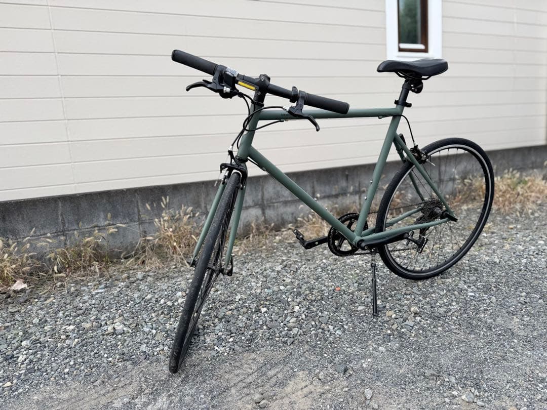【おすすめセット価格！】TOKYO BIKE クロスバイク　カクタスグレー　緑