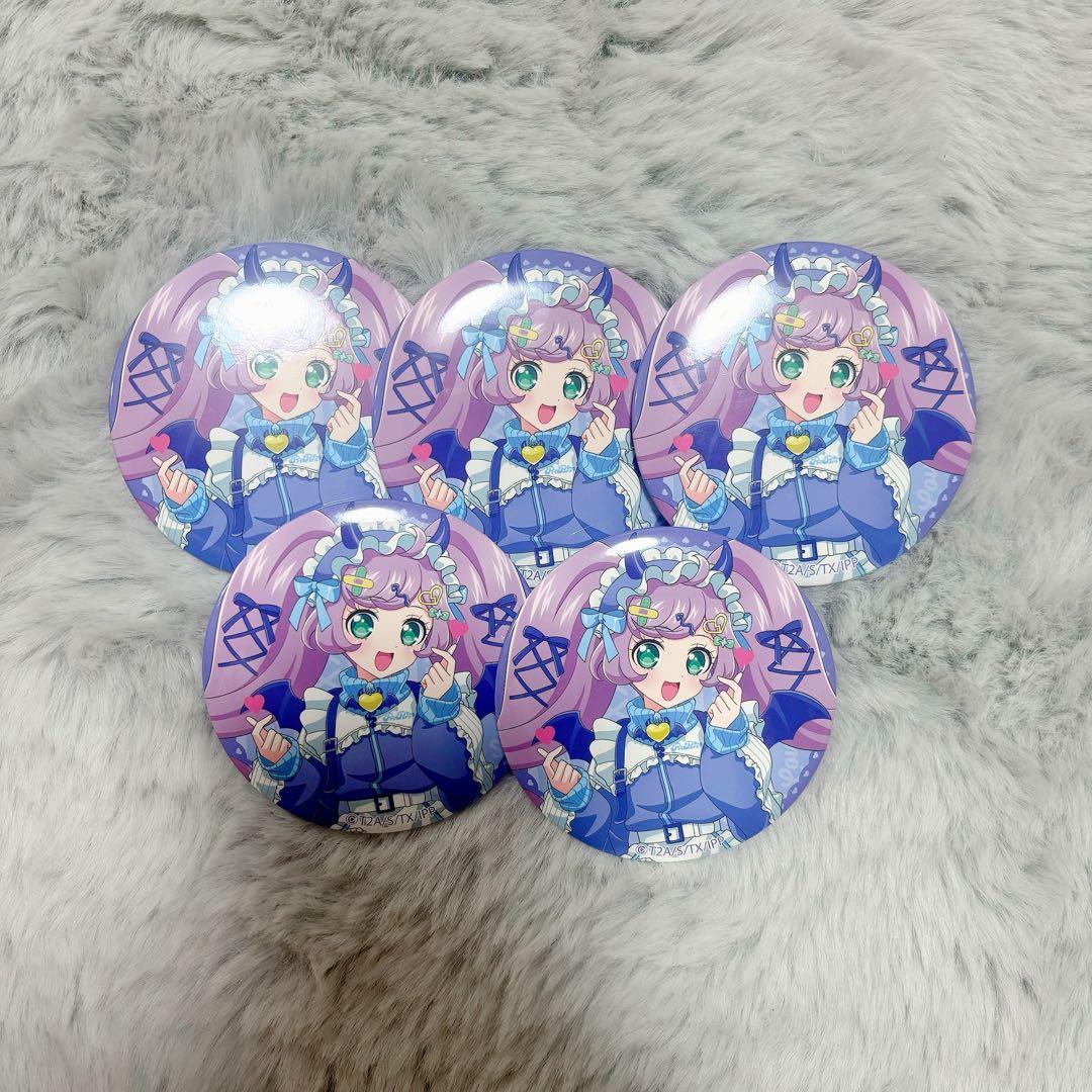プリパラ ハートデビデビパーティー らぁら 缶バッジ 真中らぁら
