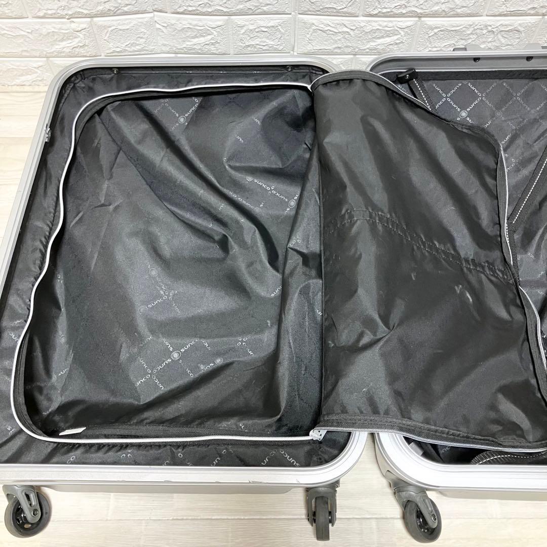 SUNCO サンコー　スーツケース　スーパーライト　MG-C 73L シルバー