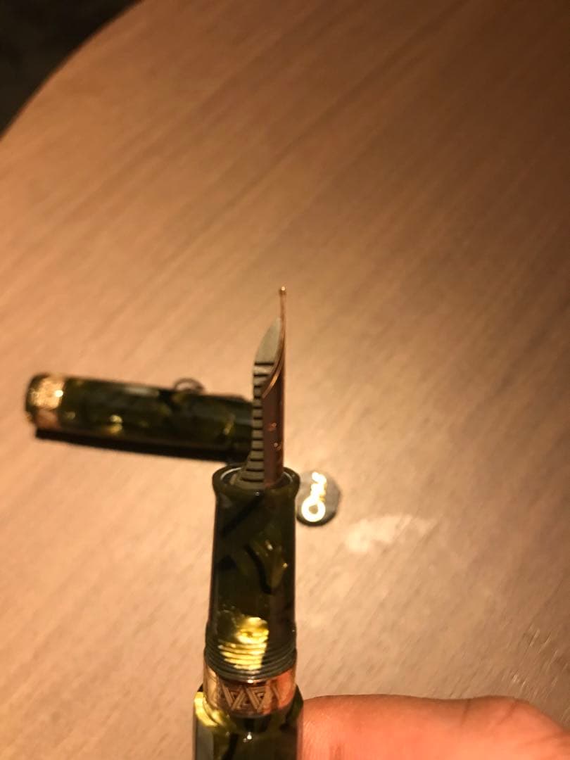 OMAS オマス 万年筆 新品17万円パラゴン シャフトグリーン ローズゴールド