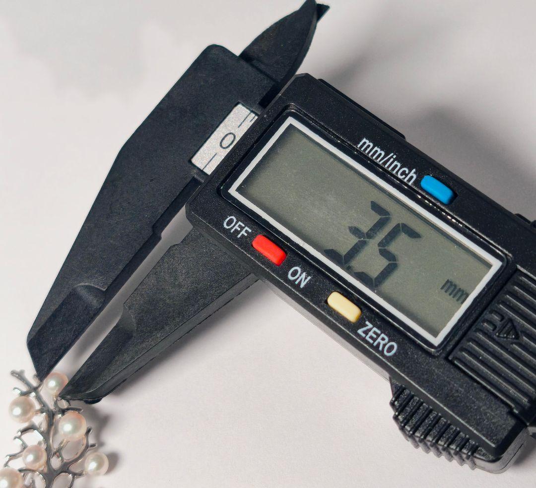 【極美品 最高級】ミキモト ブローチ パール リーフ フォーマル 皇室御用達