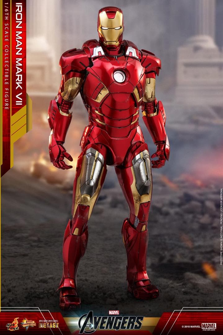 【新品未使用】　ホットトイズ　アイアンマン　マーク7