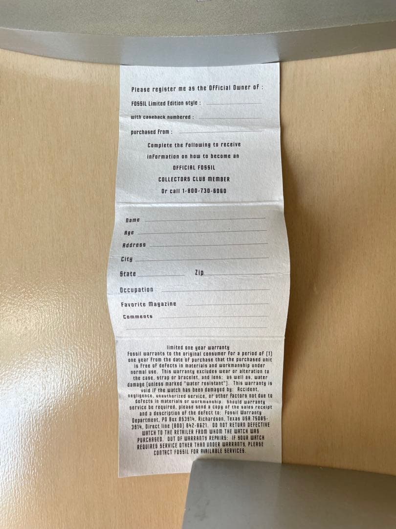 スタートレック 腕時計 FOSSIL社 限定モデルLI-1407 【新品未使用】