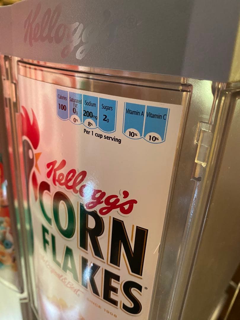ケロッグ　シリアルディスペンサー　激レア　特大　ホテル 店舗　ビンテージ
