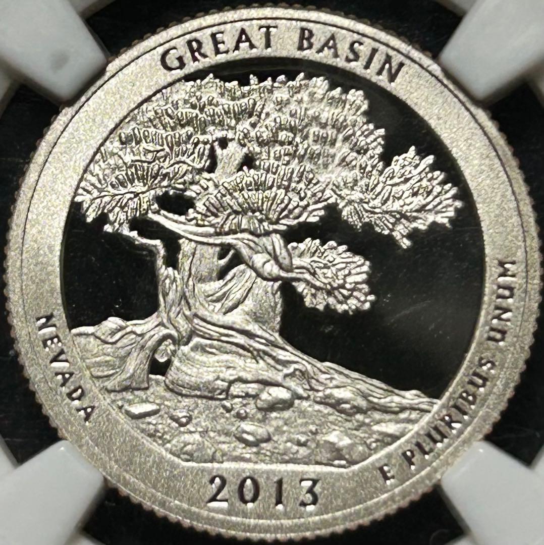 ☆*☆様 【NGC】2013 アメリカ25セント GreatBasin PR70