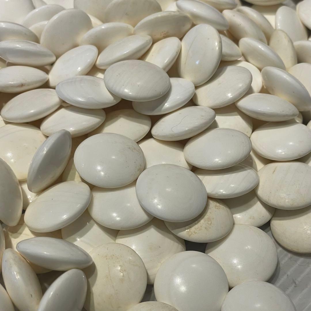 【碁石セット】囲碁 蛤 貝 木製 趣味 遊び　那智黒石　室内ゲーム