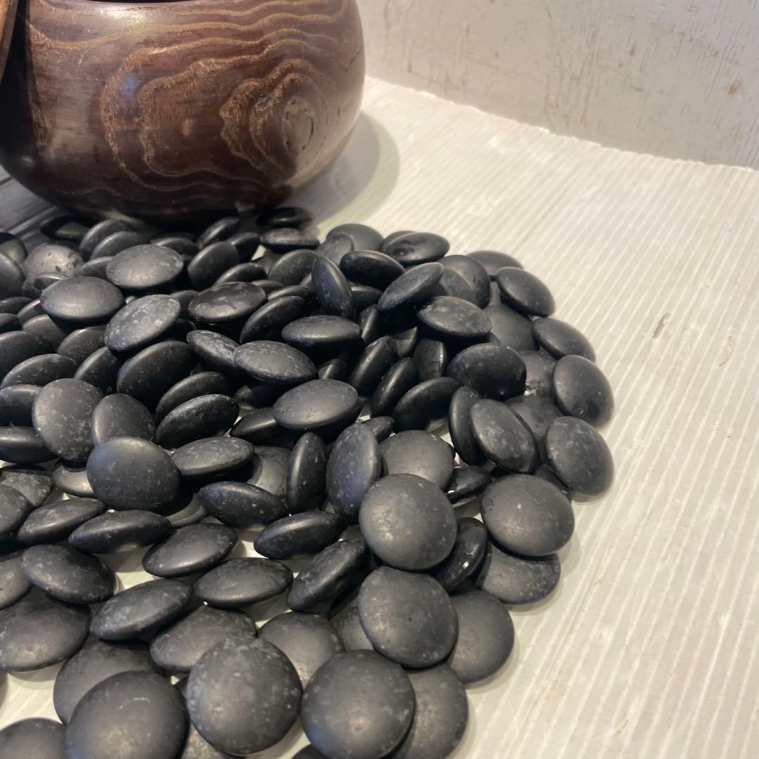 【碁石セット】囲碁 蛤 貝 木製 趣味 遊び　那智黒石　室内ゲーム