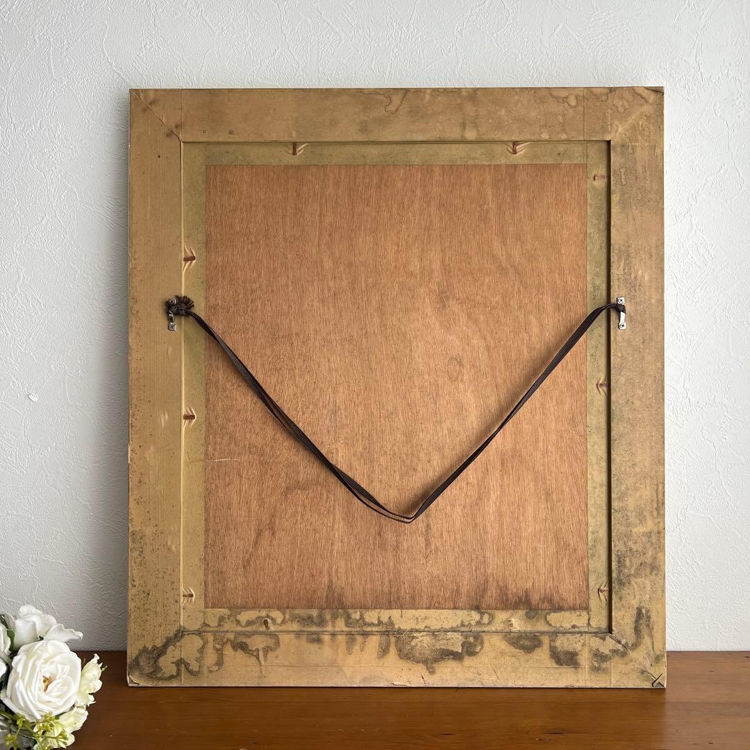 k216r120 フランス画壇の巨匠カシニョール 額装「バラとプロフィール」