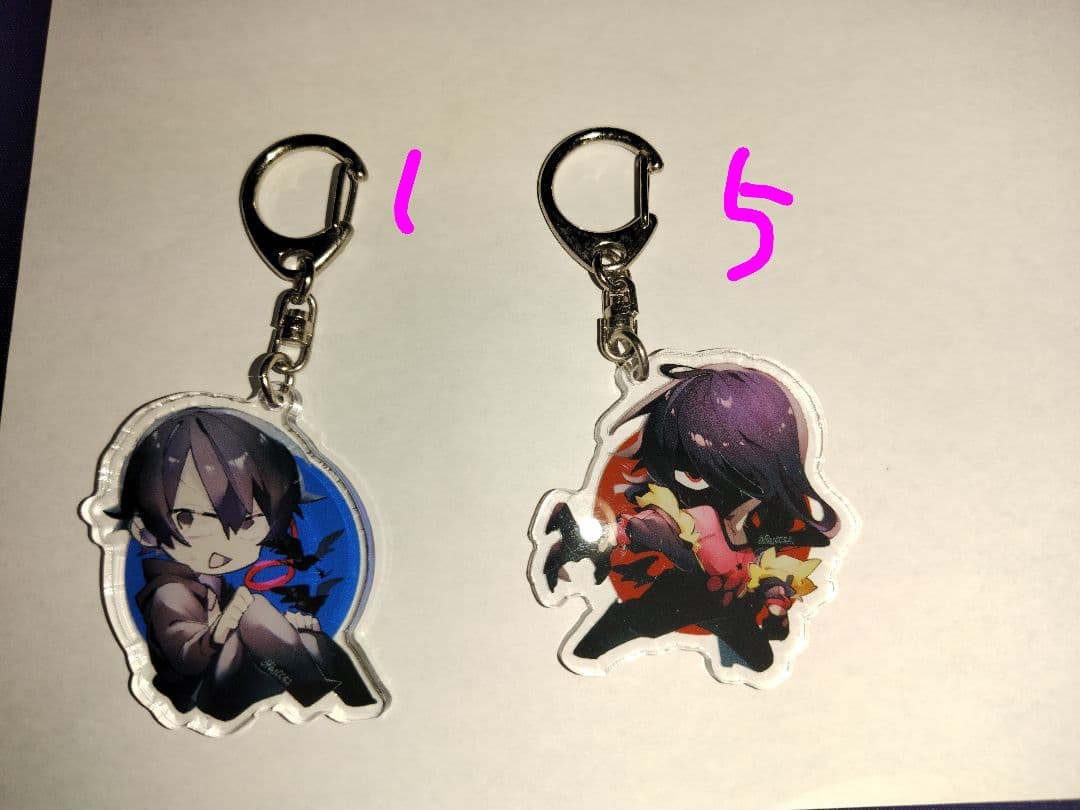 【blue】水綿　アクリルキーホルダー　まとめ売り