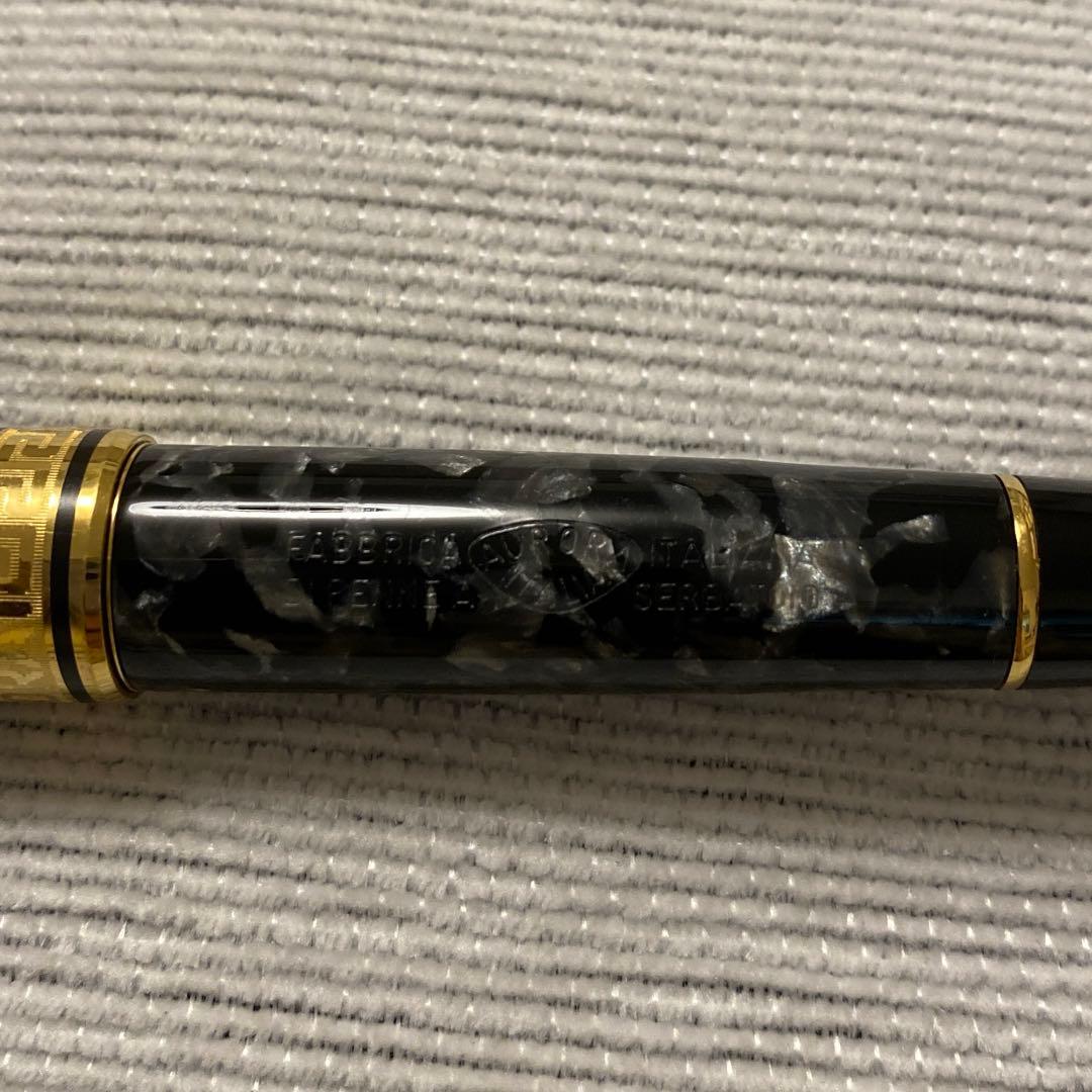 AURORA アウロラ　万年筆　14k オプティマ　マーブル