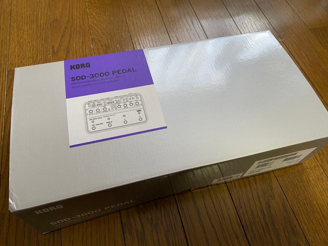 【未使用】KORG SDD-3000 PEDAL プログラマブルデジタルディレイ
