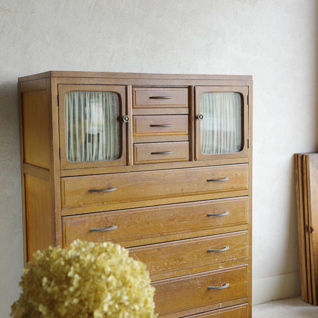 和モダンな箪笥　レトロ　ジャパンビンテージ