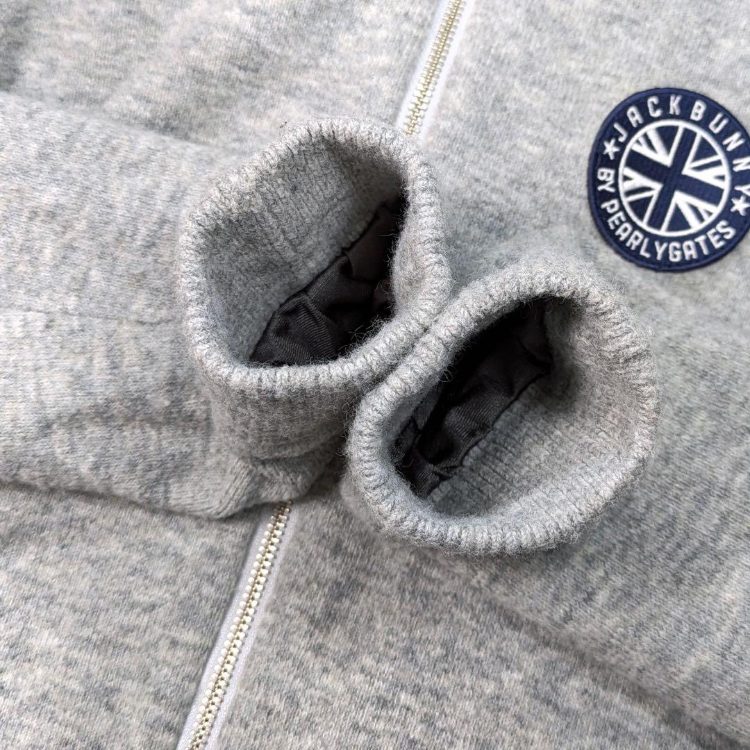 JACK BUNNY ジャックバニー 裏地付ウール混 ニットジャケット サイズ2