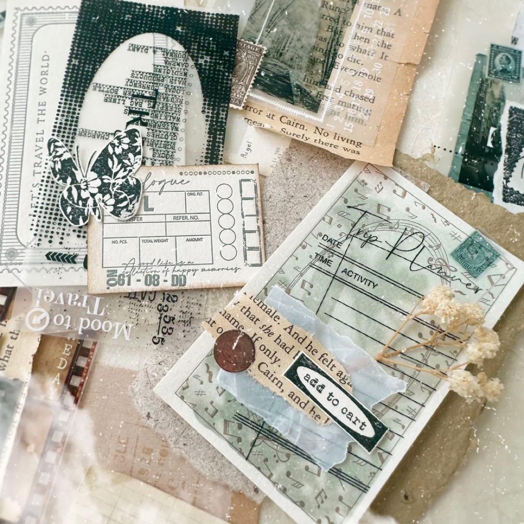 ⭐️SALE⭐️Journal pages 海外マスキングテープ　マステ【1868】