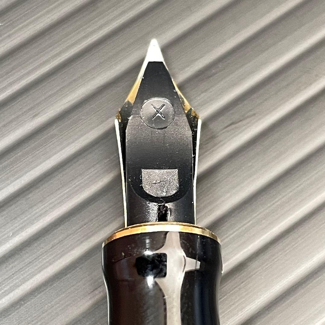 綺麗 パーカー デュオフォールド パール ブラック 18K センテニアル 万年筆