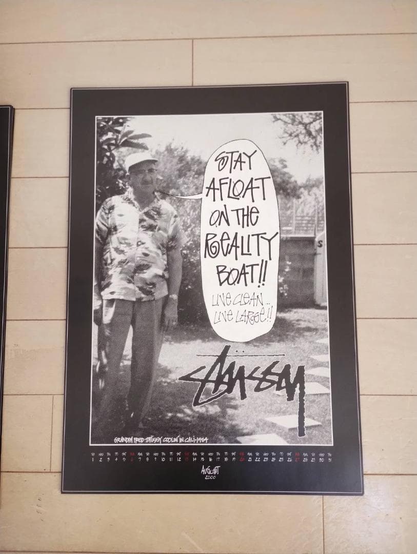 土日限定価格スチューシー20th Anniversary カレンダー★ポスターに