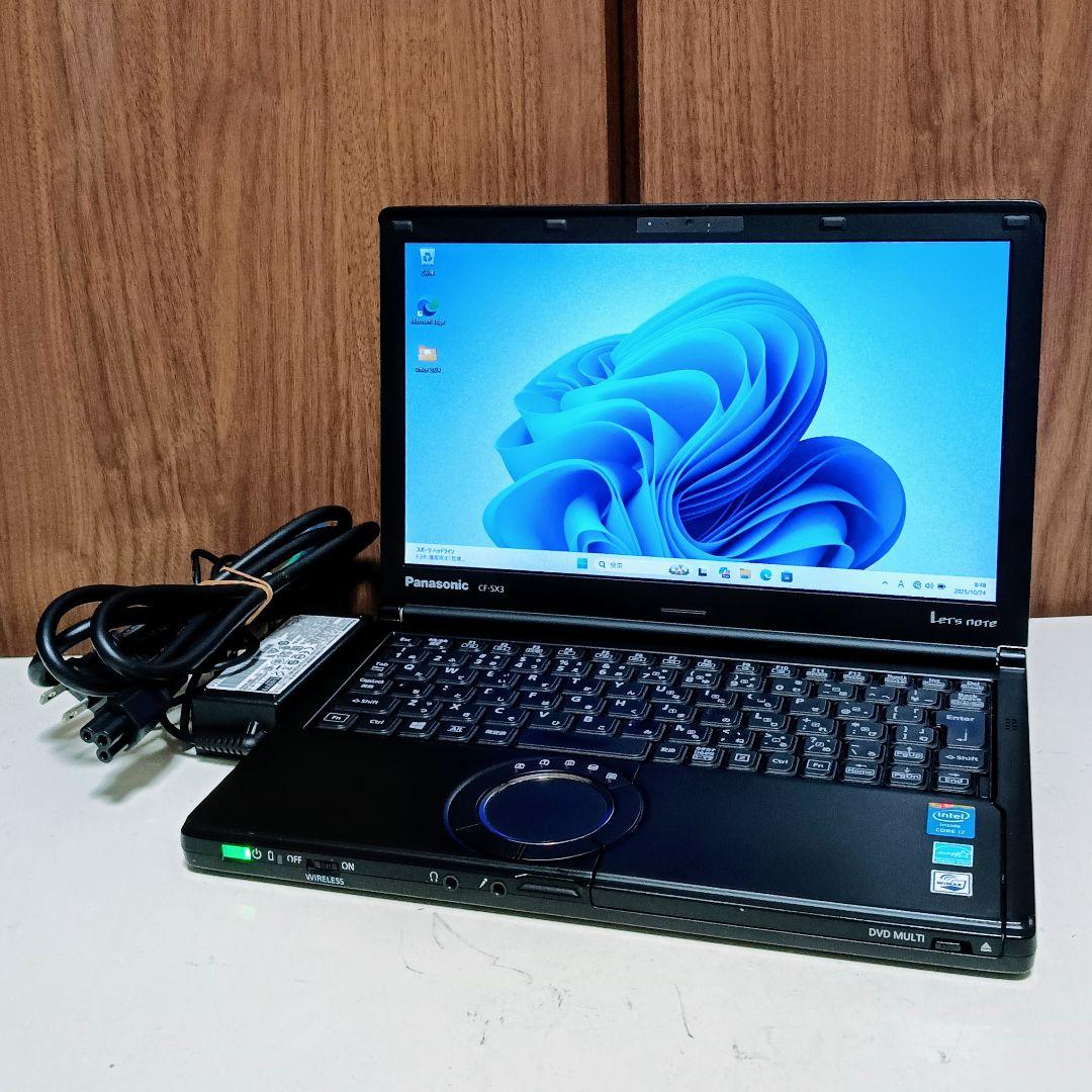 Windowsノート本体 Panasonic Let'snote Corei7 16GB SSD512GB