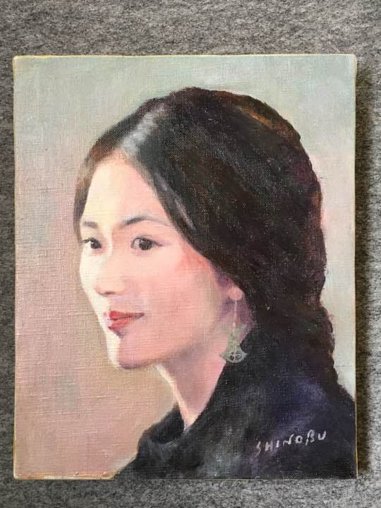 油絵（Ｆ3）「美人」