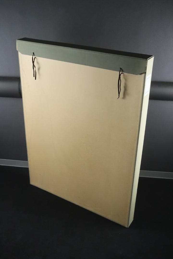 真作保証 稲垣孝二 「合体」 油彩30号 日動画廊取扱大作作品 タトウ箱付