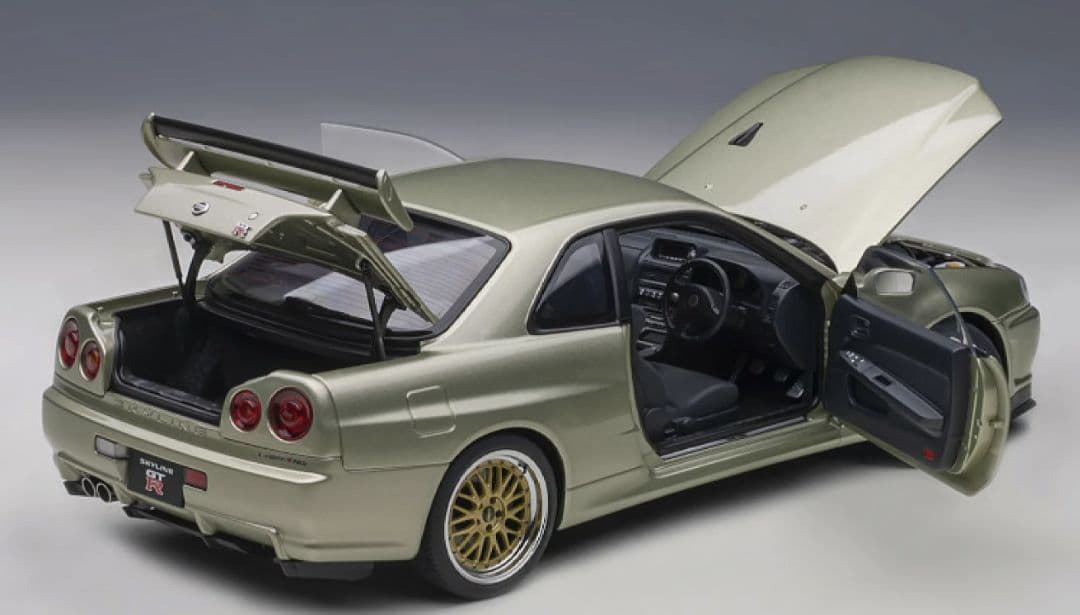 スカイラインGT-R VスペックII ニュル BBS LMホイールver R34