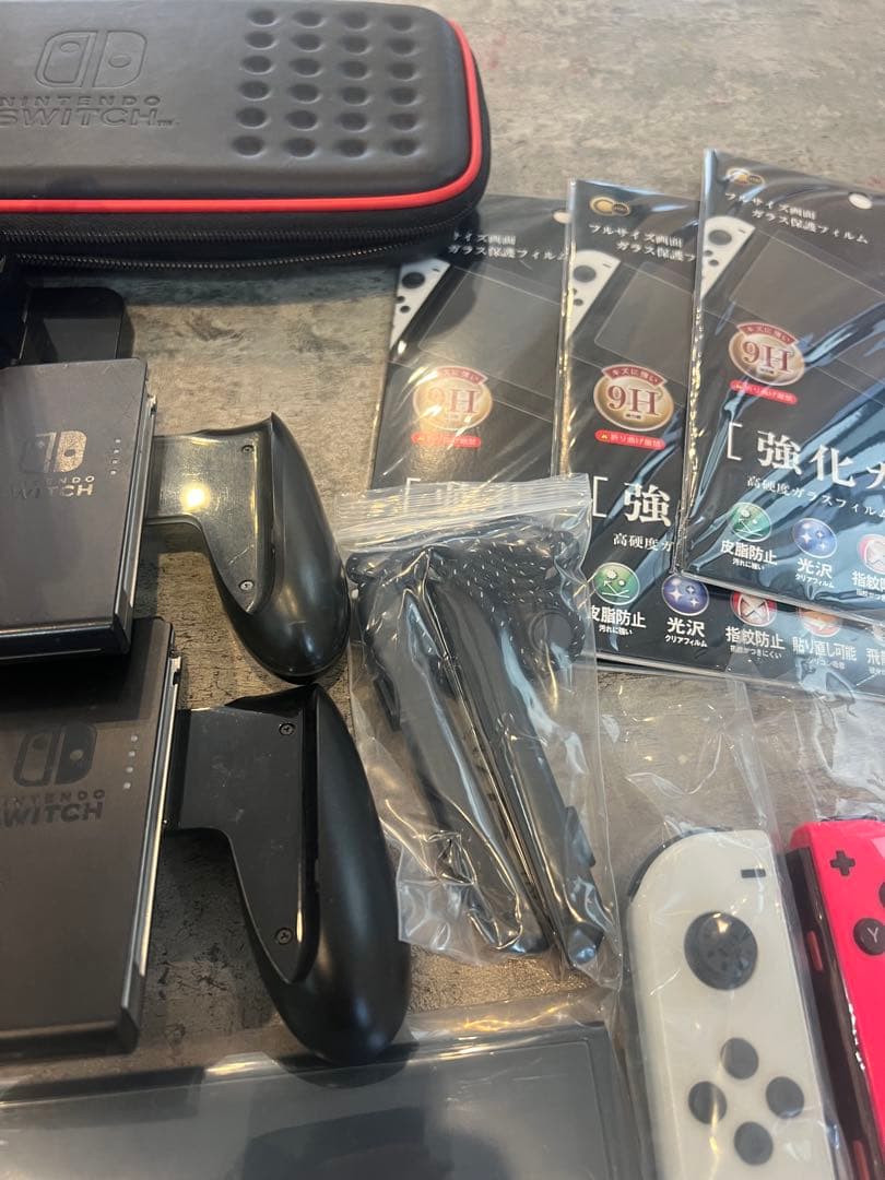 Nintendo Switch有機EL.ジョイコン不具合あり　64GB SD付き