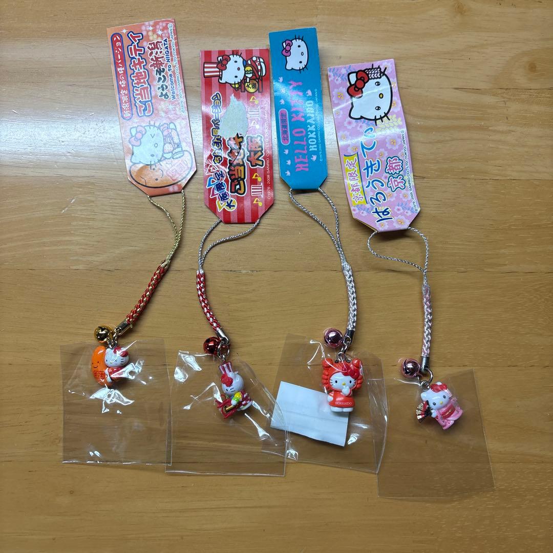 ハローキティ ご当地キティストラップ9個セット