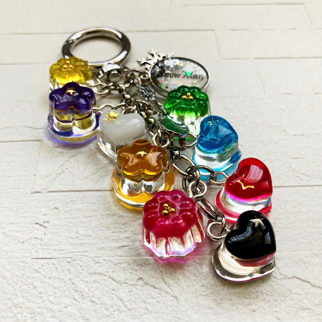 たまゆきページ Man 名入れ チャーム レジンキーホルダー11点