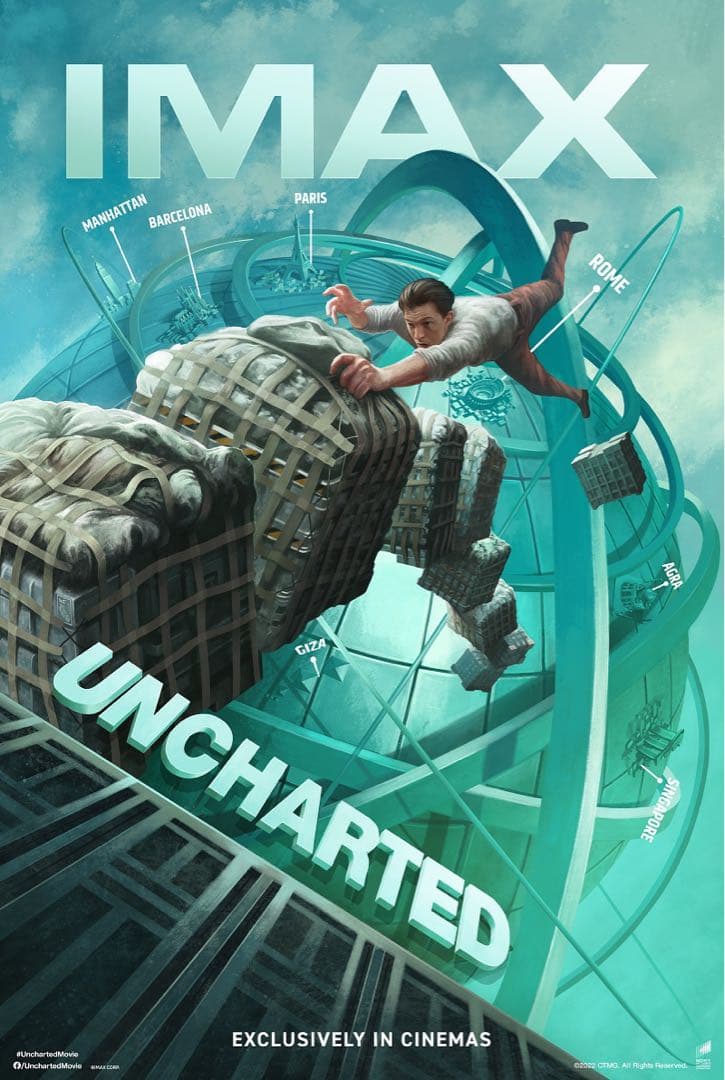 アンチャーテッド　IMAX 限定　B1ポスター