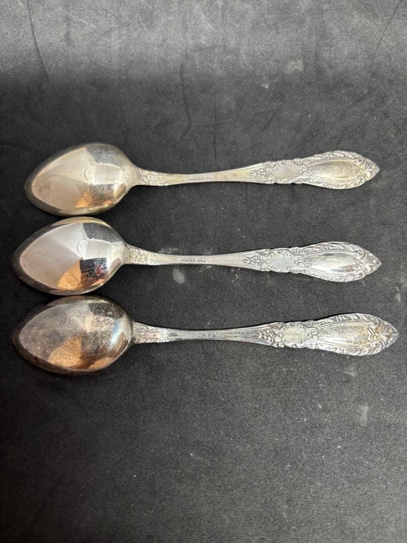 シルバー950 スプーン　シルバー表記コップ　SILVER 銀製