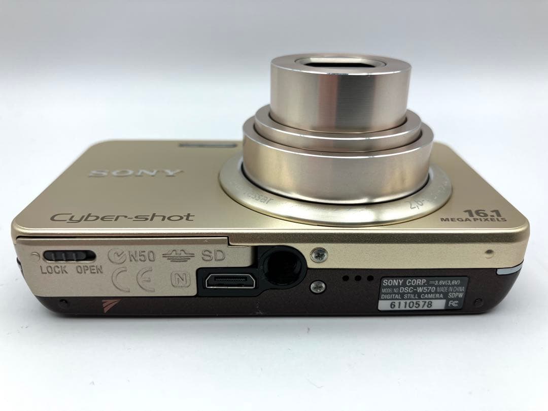 Sony Cyber Shot DSC-W570 ゴールド　デジカメ