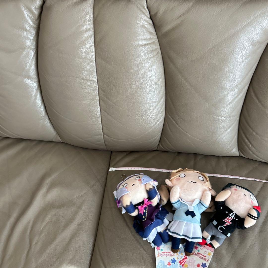 バンドリ寝そべりぬいぐるみ　花園たえ　湊友希那　 他1点合計３点セット