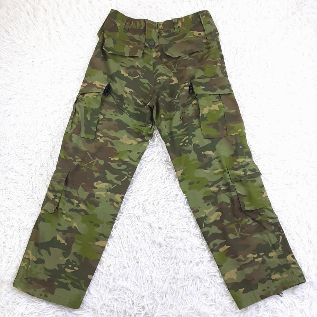 美品◎ミリタリー上下セット カモフラージュカラー 迷彩 サバゲー