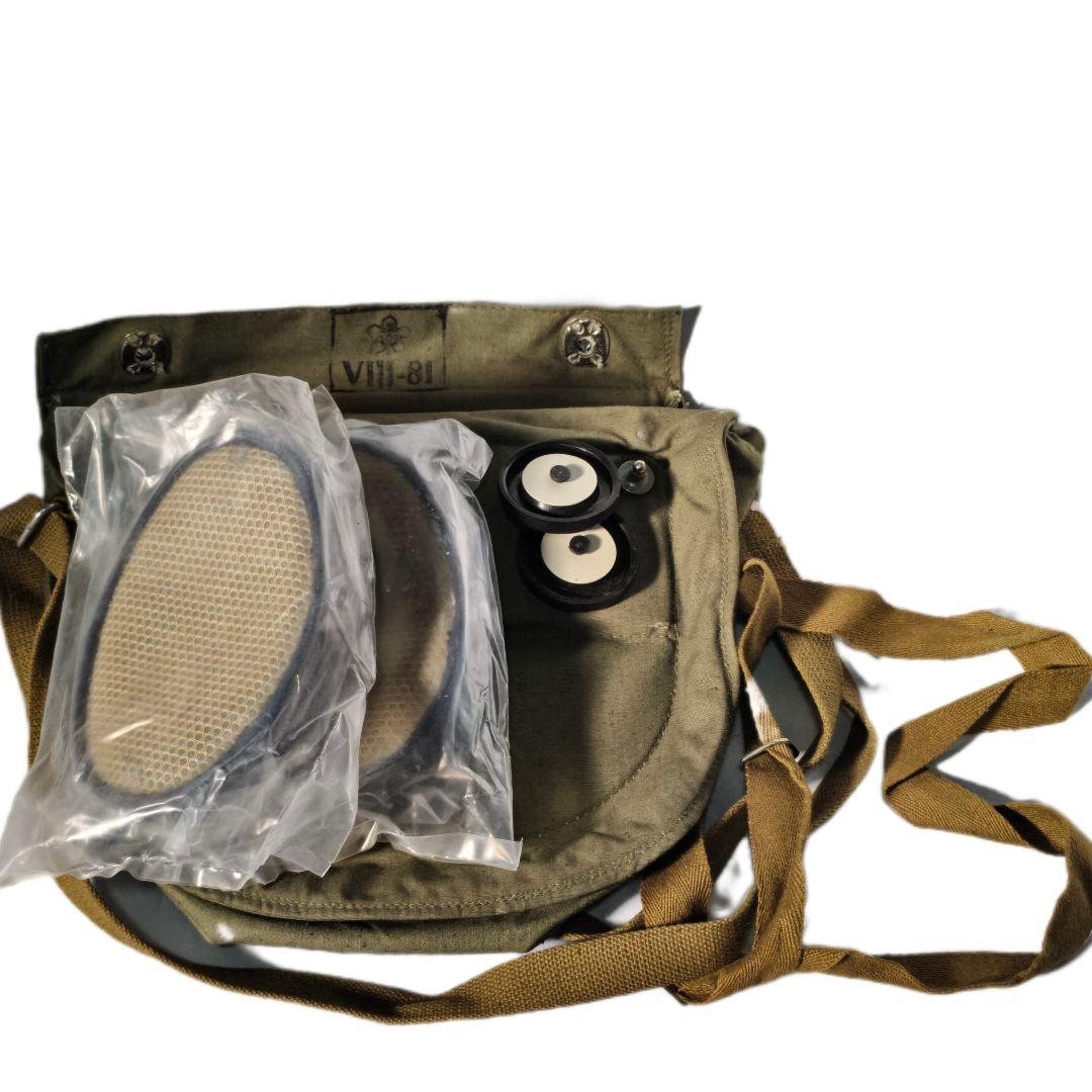 ロシア軍 ソ連 実物 PBF ガスマスク サイズ2 白