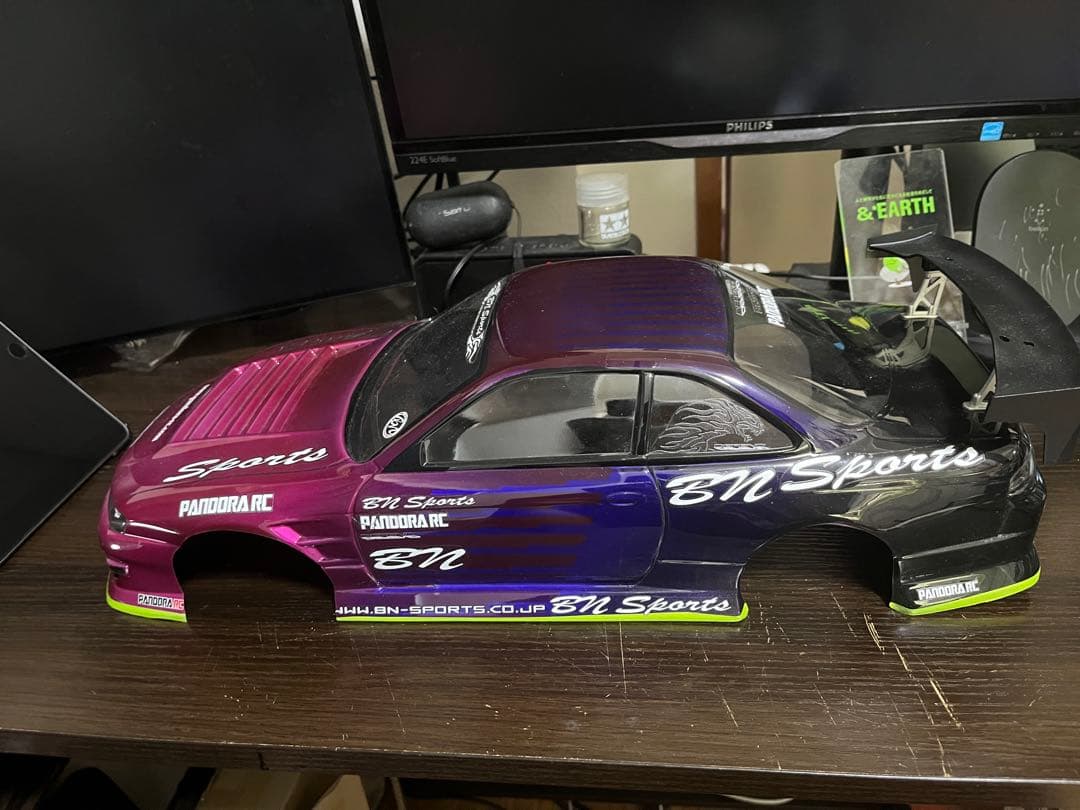RD2.0カーボンメインシャーシ&アッパーデッキ　パンドラ BNスポーツS14