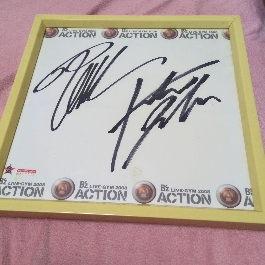 B'zTAK松本 サイン入りアート フレーム付き