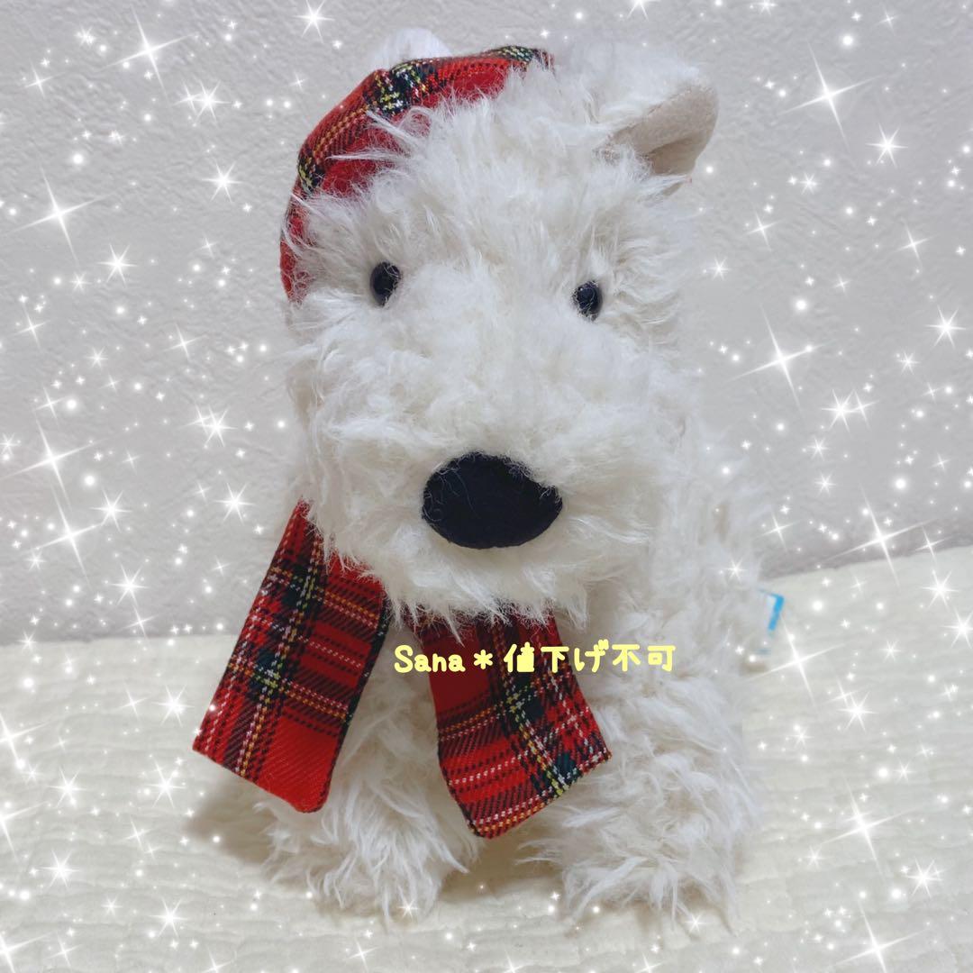 新品　ジェリーキャット　クリスマス　スコッティドッグ　マフラー　ベレー帽