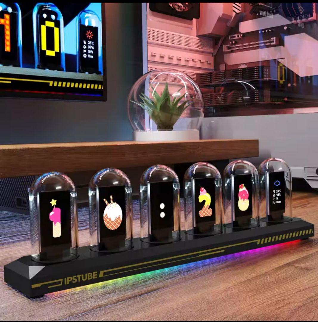 ニキシー管時計 IPSTUBE 虹光 / Gixie Clock/NEXTUBE